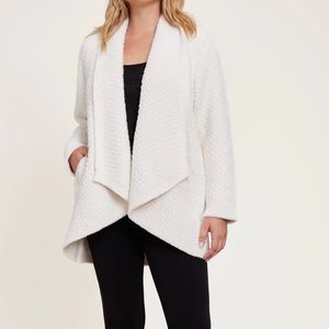 Barefoot Dreams CozyChic Honeycomb Shawl Cardigan NWT size XS